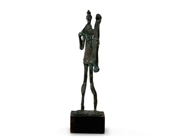 Franco d'Aspro Bronze Sculpture: Warrior
