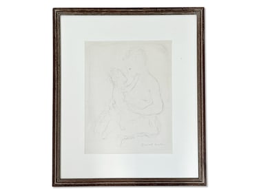 Darrel Austin Graphite Drawing. Mother and Child