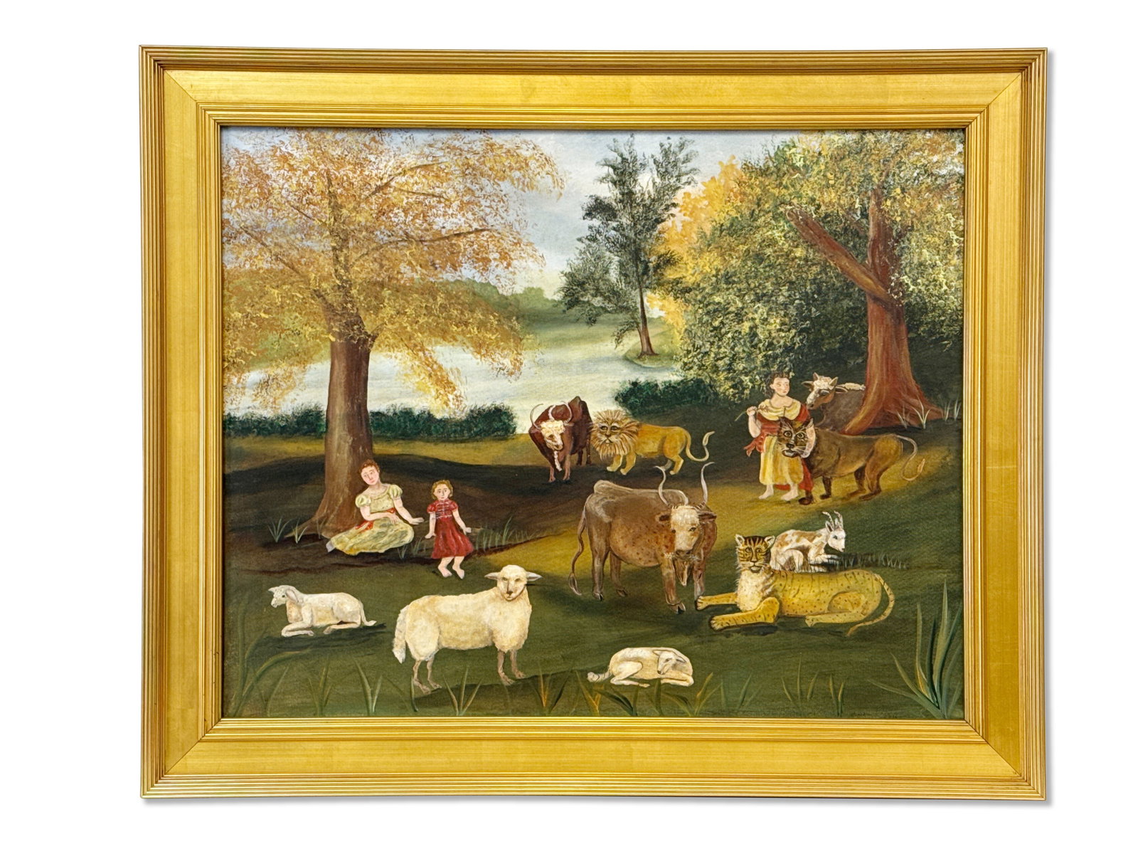 Carole O'Neill Oil/Canvas: Peaceable Kingdom (1 of 5)
