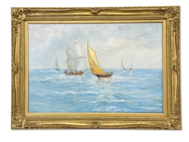 Stefano Sideris Oil/Canvas: Seascape