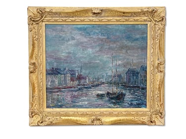 John Clymer Oil/Canvas: Maritime Landscape