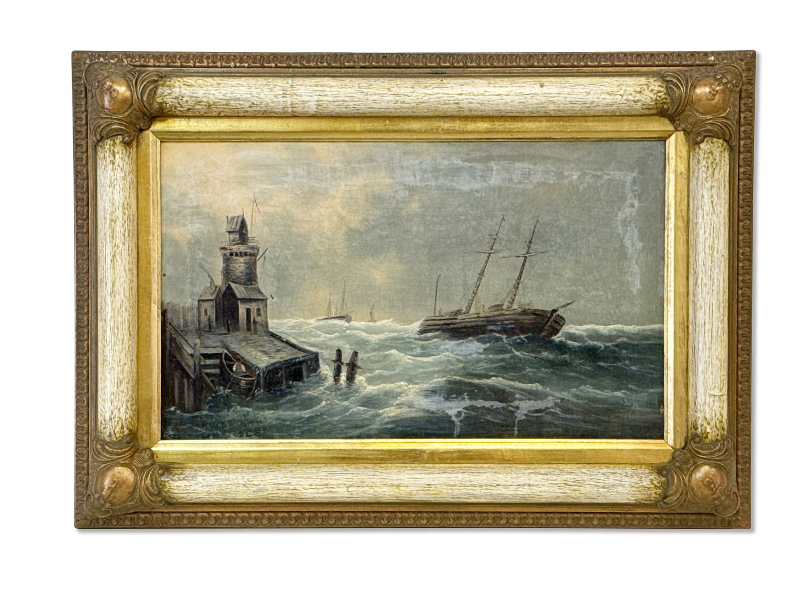 Continental School Oil/Canvas: Maritime Landscape (1 of 4)