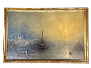 James Hamilton Oil/Canvas: Landscape