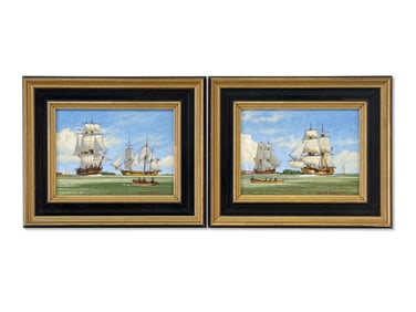 Two James M. Umstattd Acrylics/Panel: Philadelphia