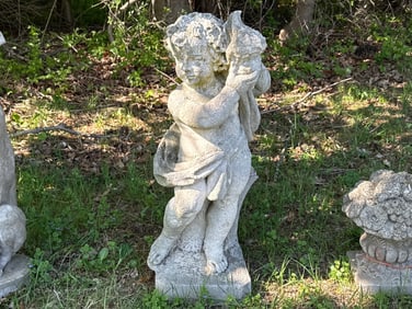 Cast Stone Garden Putto