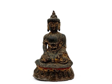 Gilt Bronze Seated Buddha