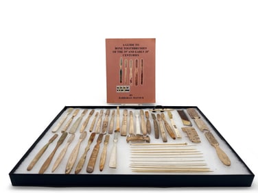 19th/20th C. Bone Toothbrush and Comb Collection
