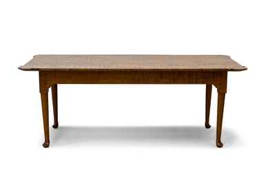 Cabinet-Made Tiger Maple Coffee Table