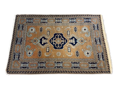 Turkish Area Carpet, 8ft 5in x 5ft 6in