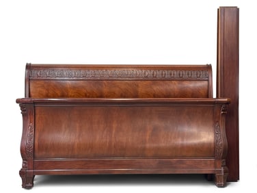 Hickory White Flame Mahogany King-Size Bed