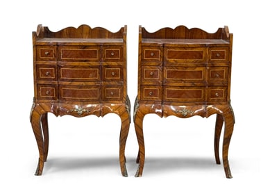 Pair of Louis XV-style Commodes