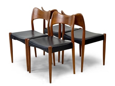 Four Arne Hovmand Olsen for Mogens Kold Dining Chairs