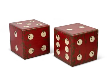 Decorator Oversized Dice Cube End Tables