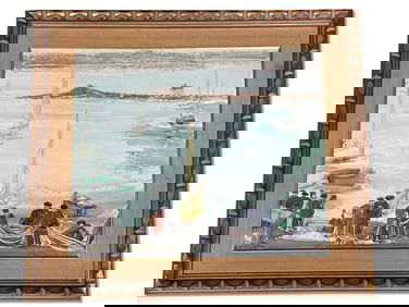 Etienne Ret Oil/Board: Fishermen