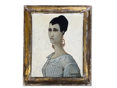 Keith Ingermann Oil/Board: Woman