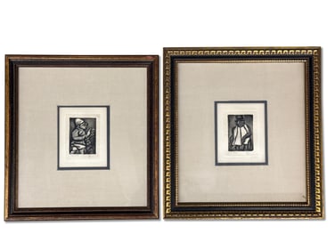 Two Georges Roualt Etchings
