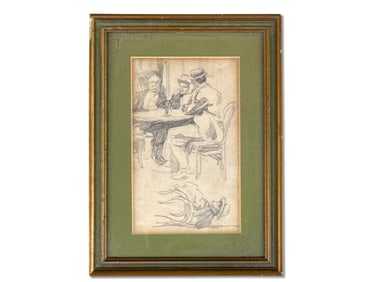 Charles Sarka Pencil Illustration: Little Hungary