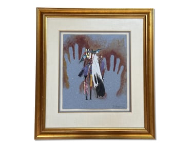 Ed Morgan Engraving: Shaman's Hands