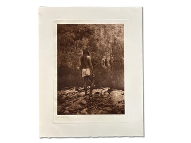 Edward S. Curtis Photogravure: The Apache