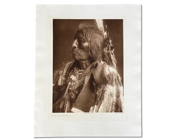Edward S. Curtis Photogravure: Slow Bull