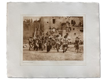 Edward S. Curtis Photogravure: Buffalo Dance