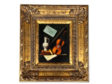 S. Marco Oil/Board: Tromp-L'Oeil Violin