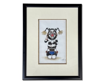 Neil David Watercolor/Paper: Laughing