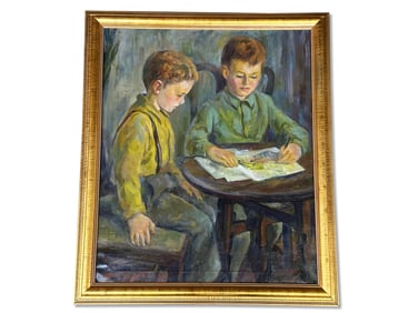 Marian D. Harris Oil/Canvas: Young Artists