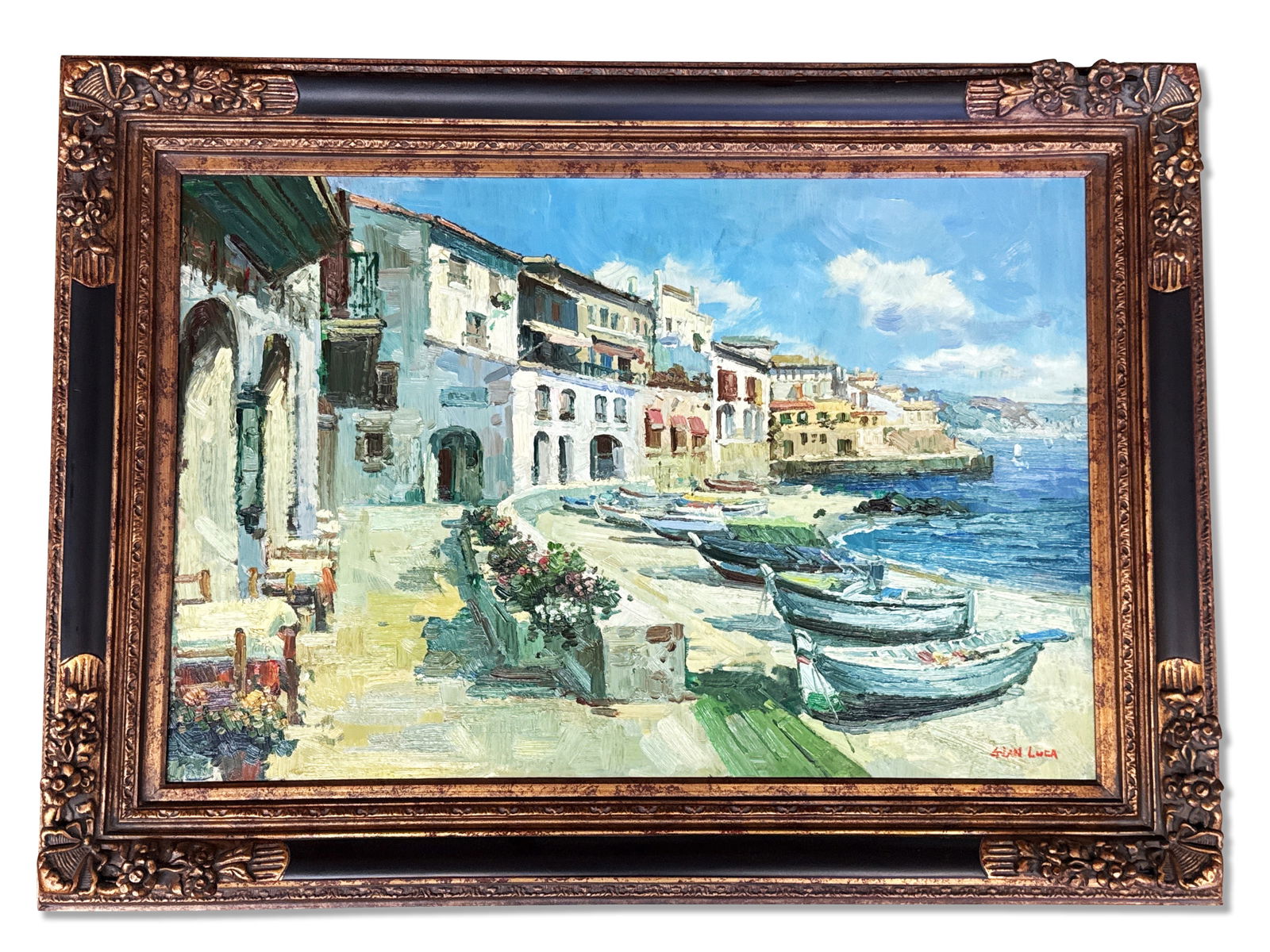 Gian Luca Oil/Canvas: Italian Shore (1 of 5)