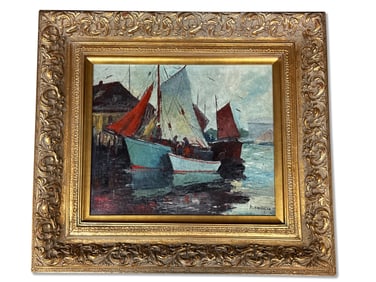 G. Cambello Oil/Board: Harbour