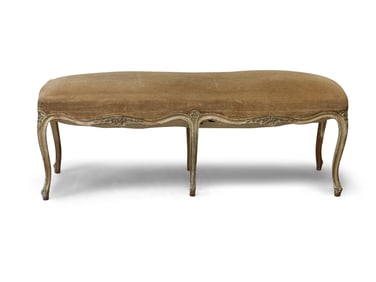 A Louis XV-style Painted Banquette