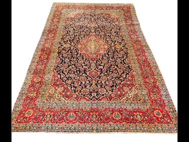 Hand-Knotted Persian Carpet, 11ft 8in x 7ft 4in