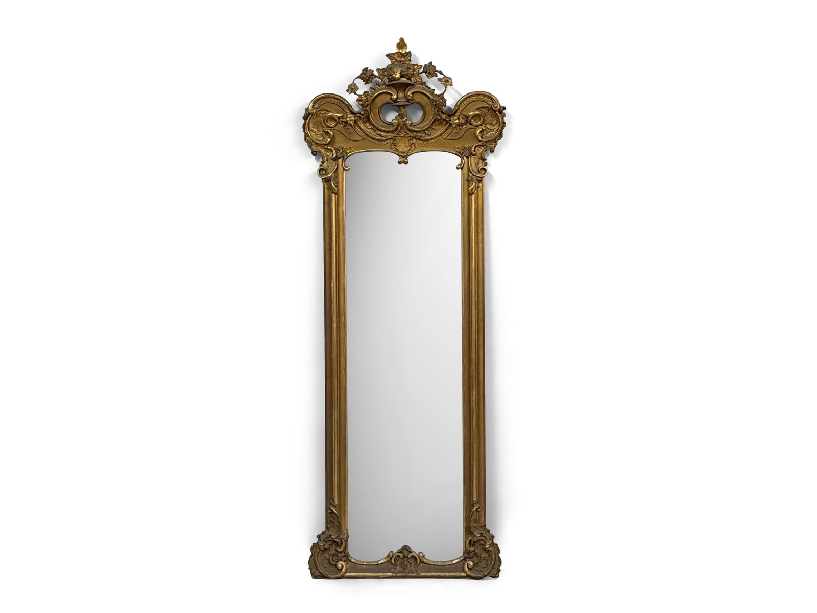 Rococo-style Giltwood Pier Mirror (1 of 8)