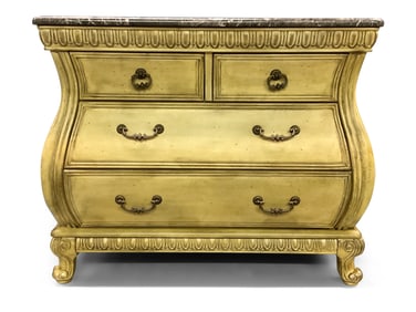 Marble-Top Bombe Chest
