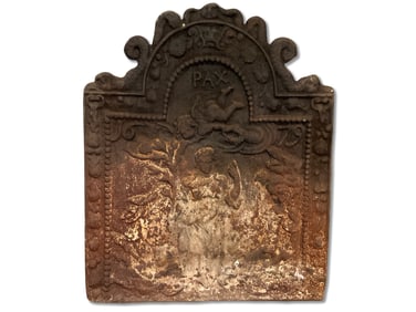 Charles II-style Cast Iron Fireback