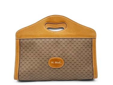 1980s Gucci Micro Monogram Clutch