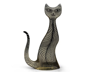Large Abraham Palatnik Lucite Cat Sculpture