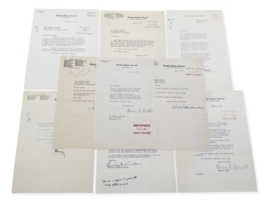 U.S. Senator Signed Letters, 1948-1949