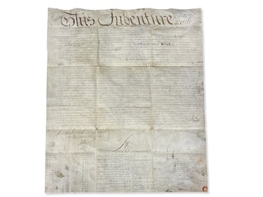 Philadelphia 1755 Society Hill Land Deed