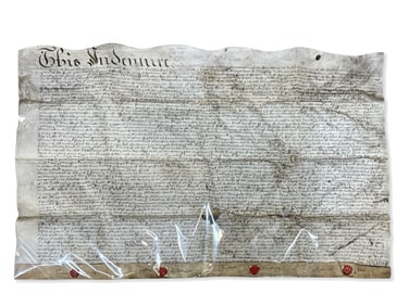 1708 Philadelphia Area Land Deed