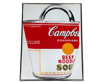 Warhol Foundation Campell's Soup Poster