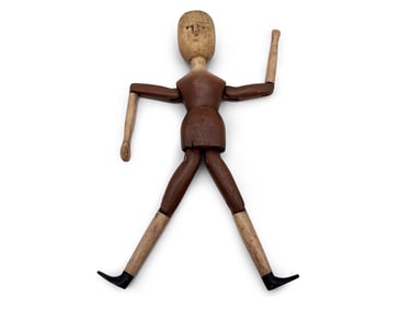 19th C. Articulated Wooden Artist's Mannequin