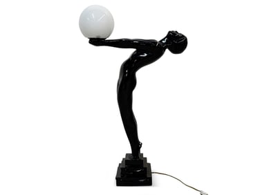 Art Deco-style Figural Lamp
