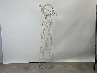 Wrought Iron Garden Armillary Sphere