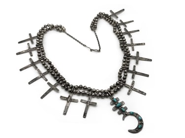 Native American Dragonfly Cross Necklace