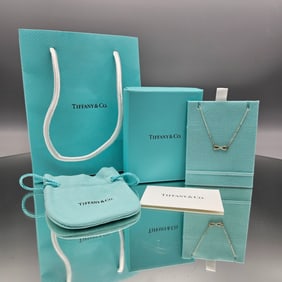 Tiffany & Co. Sterling Silver Infinity Necklace