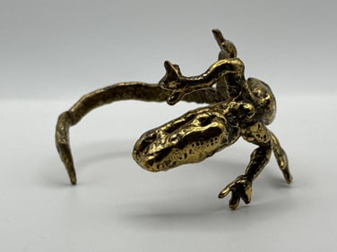 Unique Lizard Cuff Bracelet