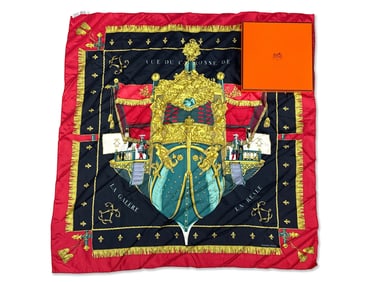 Hermès Vue Du Carosse De La Galere Scarf