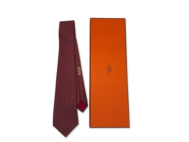 Hermès Silk Tie and Box