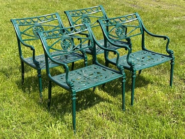 Four Kenneth Lynch & Sons (attrib.) Garden Chairs